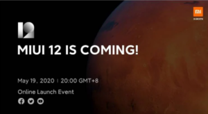 MIUI 12 global launch