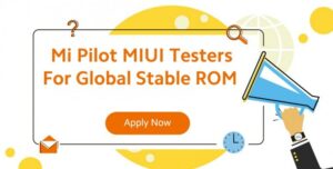 MIUI 12 pilot tester