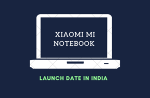 Xiaomi mi notebook in india